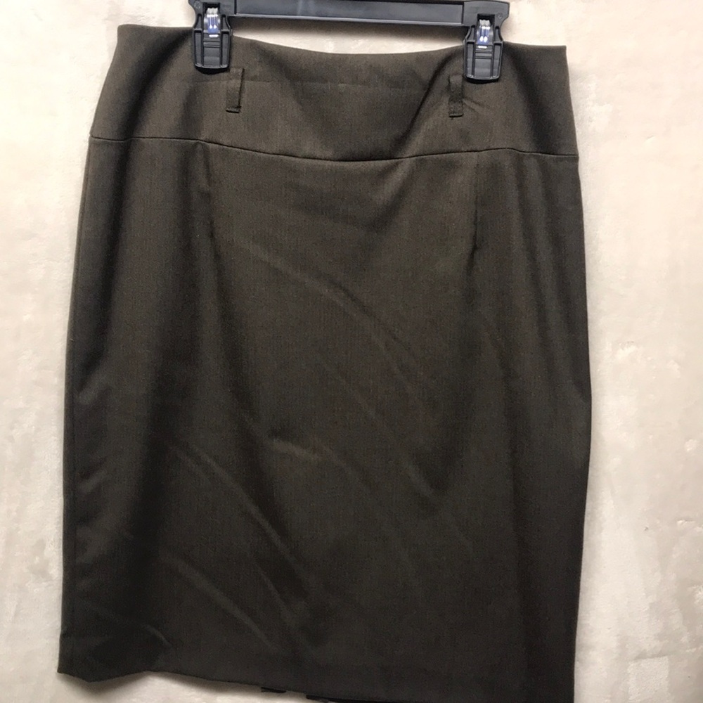 Alex Marie Pencil Skirt Dark Brown - Size 6